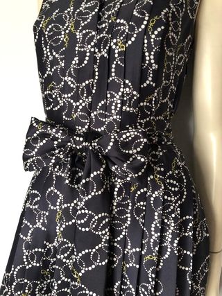 Vestido Carolina Herrera XS negro/amarillo