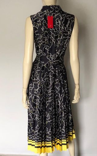 Vestido Carolina Herrera XS negro/amarillo