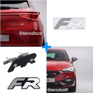 Emblema Logo FR trasero + delantero para Seat