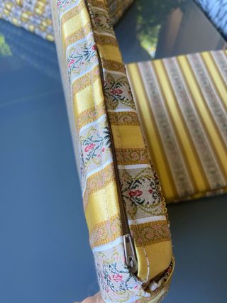 6 Cuscini per sedia, in raso seta - gialli
NUOVI