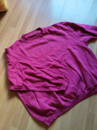 Sudadera NAFNAF rosa manga larga