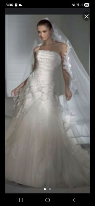 Vestido novia blanco