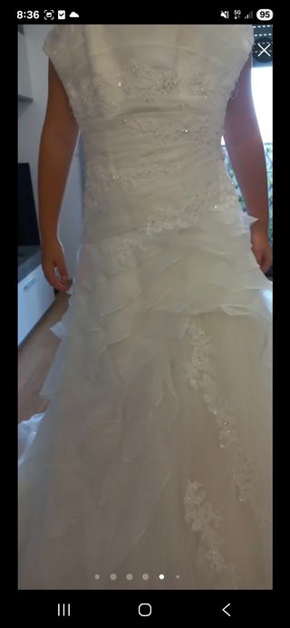 Vestido novia blanco