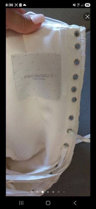 Vestido novia blanco