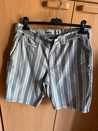 Shorts Old Story blu e bianchi tg. 48