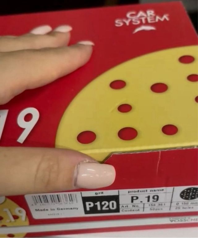 Dischi Abrasivi P120 - 9 pacchi da 50 pezzi