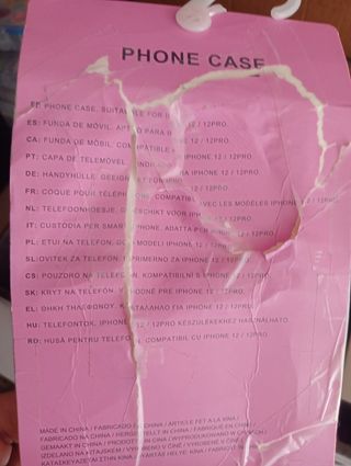 Custodia iPhone 12/12Pro Disney Stitch rosa