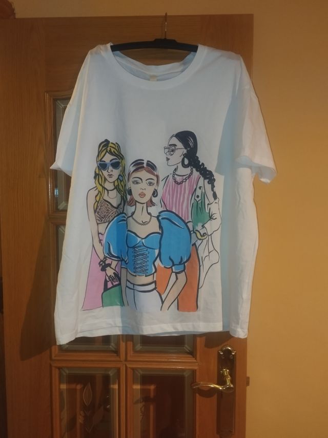 Camiseta estampada mujer