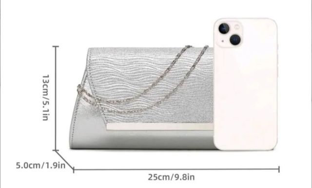 Bolso Fiesta Plata - Boda