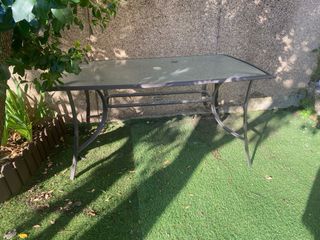 URGE - Mesa jardín exterior cristal
