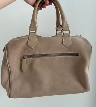 Bolso serraje beige