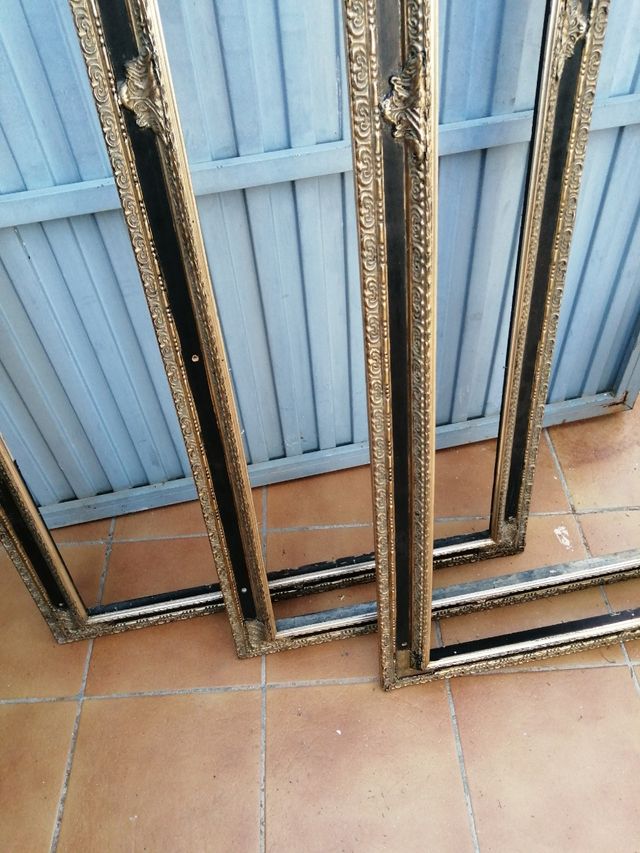 Marcos antiguos dorados 195x95