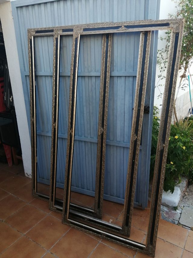 Marcos antiguos dorados 195x95