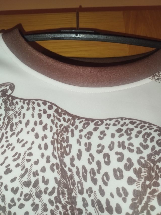 Camiseta estampado leopardo