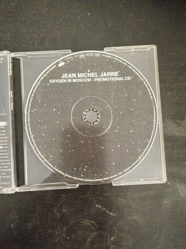CD Promo Jean Michel Jarre - Oxygen in Moscow
