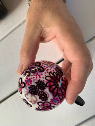 Timbre bici flores vintage