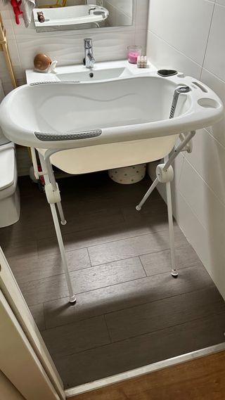 Bañera bebé Olmitos c/patas y termómetro