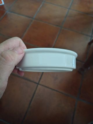 Piatto porta-dolci in porcellana
