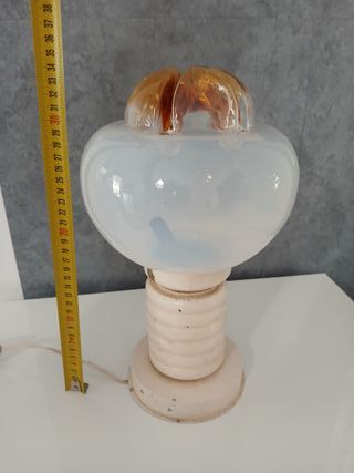 Lampada Tavolo Vetro Murano Vintage