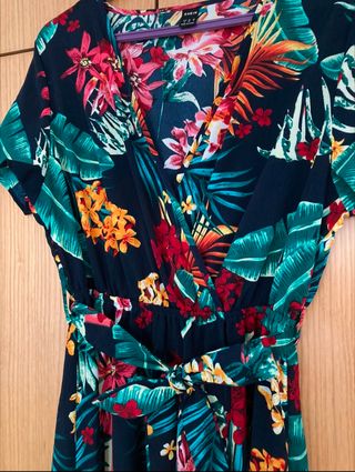 Vestido largo SHEIN flores - talla S