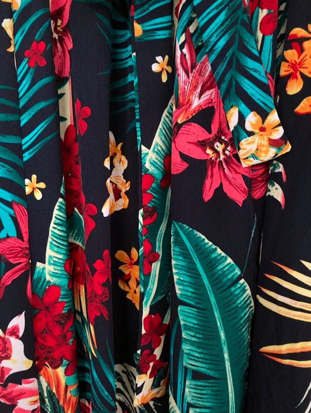 Vestido largo SHEIN flores - talla S