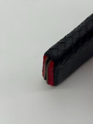 Cartera Bottega Veneta - Negra y Roja