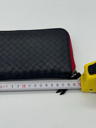 Cartera Bottega Veneta - Negra y Roja