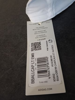 Cappello Adidas bianco
