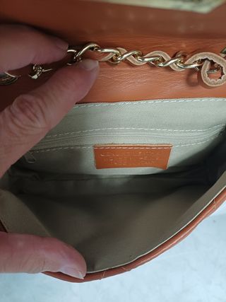 Bolso bandolera cuero marrón