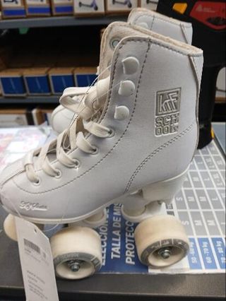Patines 4 Ruedas Artísticos Niños y Mujer Oxelo Quad 100
