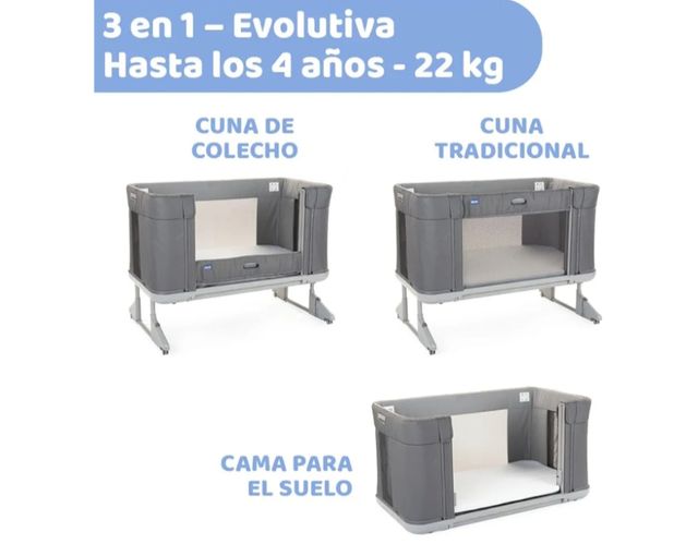 Cuna Chicco Next2Me Forever Aquarelle
