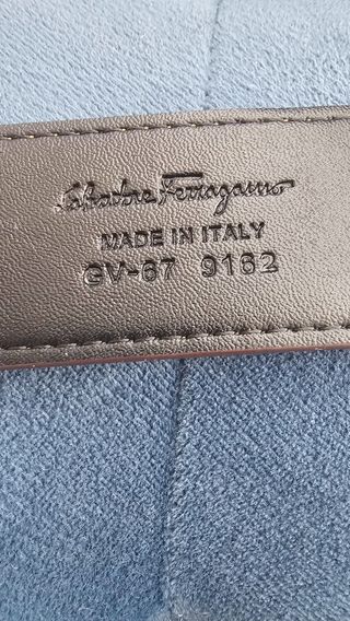 Cinturón Salvatore Ferragamo marrón dorado