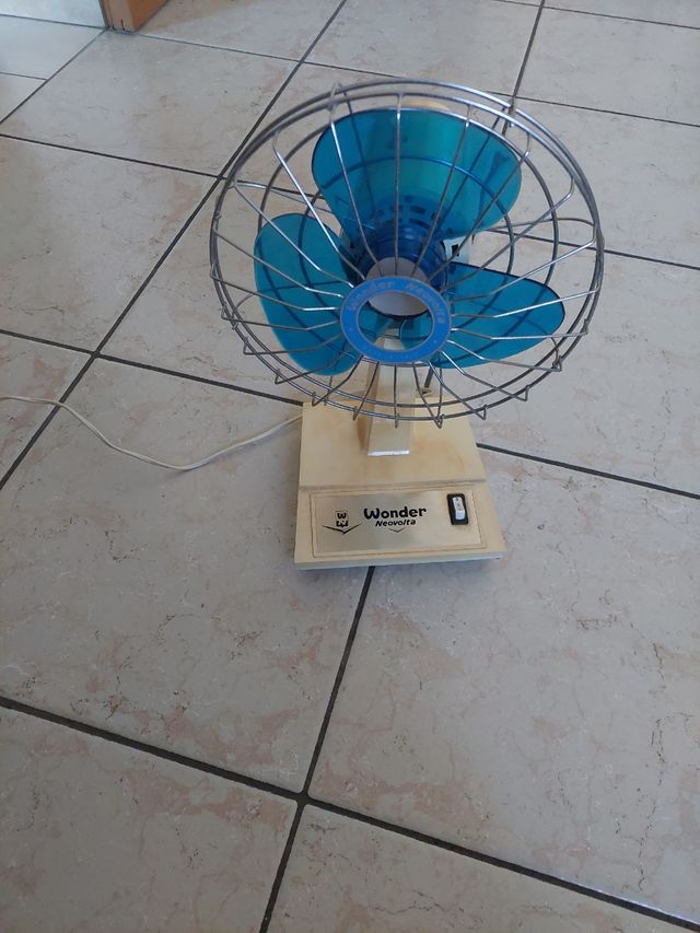 Ventilatore vintage Wonder Neovolta anni '60
