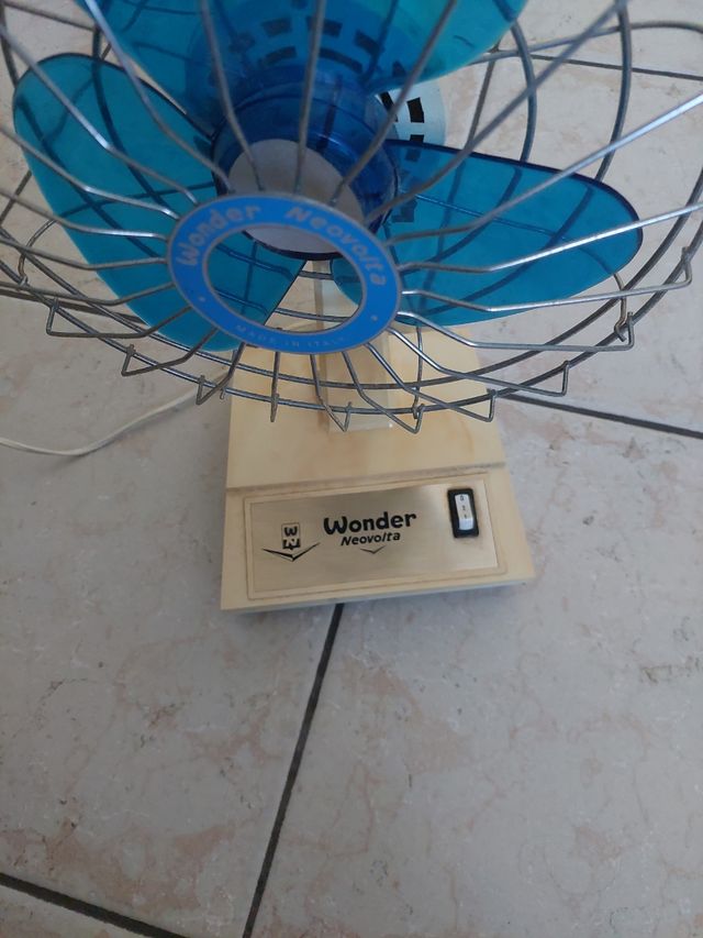 Ventilatore vintage Wonder Neovolta anni '60
