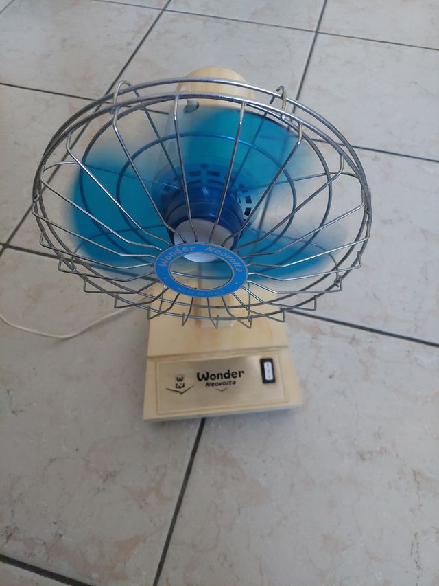 Ventilatore vintage Wonder Neovolta anni '60