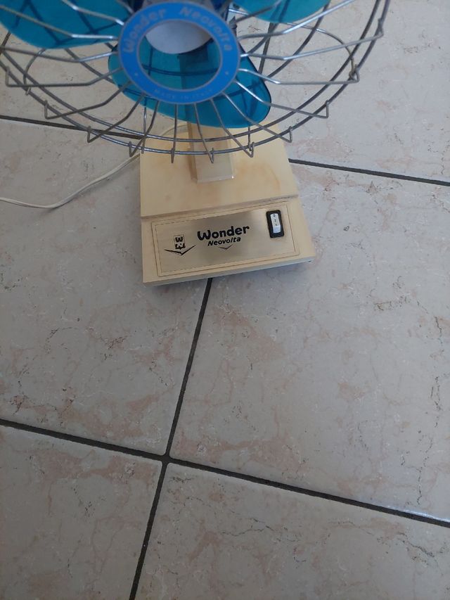 Ventilatore vintage Wonder Neovolta anni '60