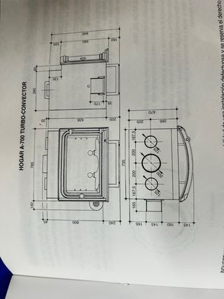 Estufa Hergom A700 - Hogar Curvo