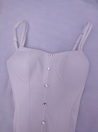 Conjunto corset blanco tipo novia