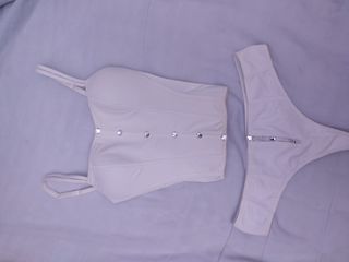 Conjunto corset blanco tipo novia