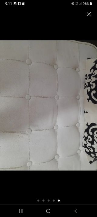 Sillón Barcelona Mies Van der Rohe blanco