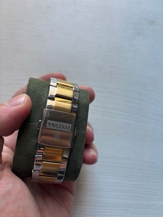 Festina Chrono - Reloj dorado y verde