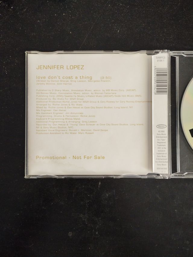 CD Jennifer Lopez - Love Don't Cost a Thing