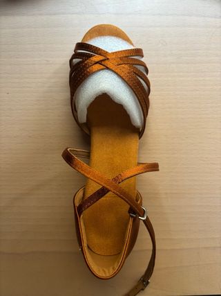 Zapatos baile salón marrones