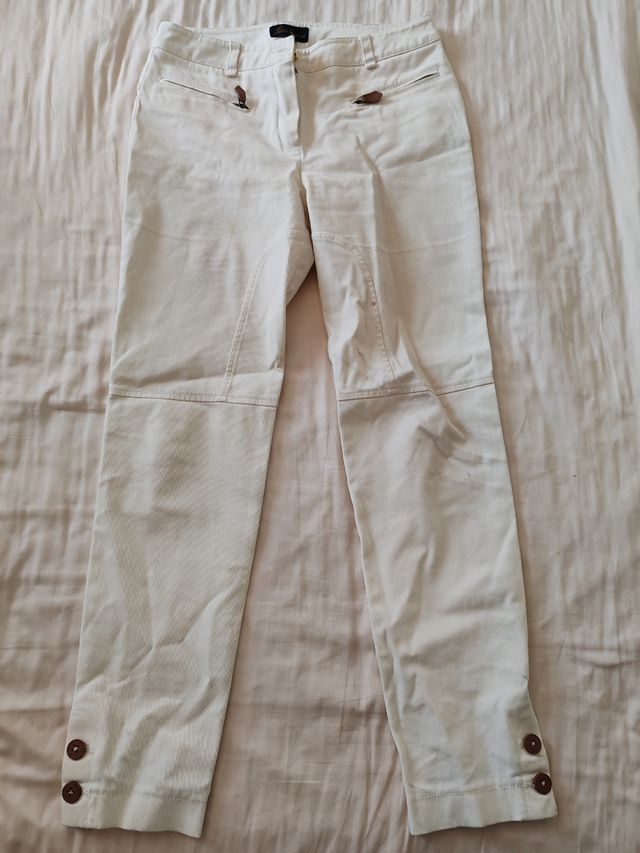 Pantaloni Luisa Spagnoli bianchi taglia M