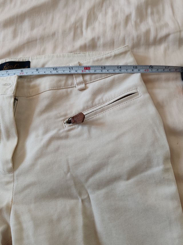 Pantaloni Luisa Spagnoli bianchi taglia M