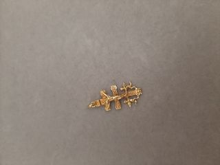 Cruz Carabaca oro 18k