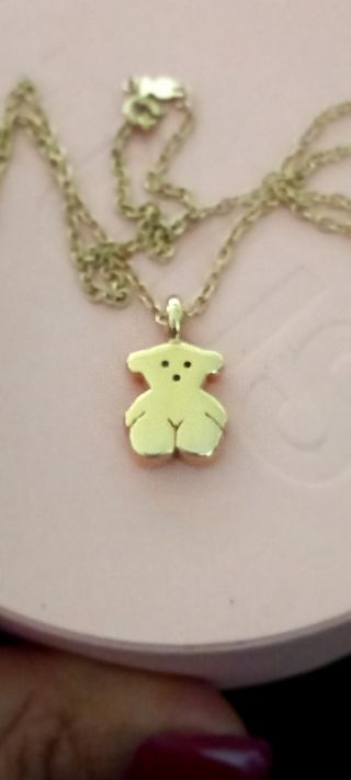 Cadena con colgante tous oro