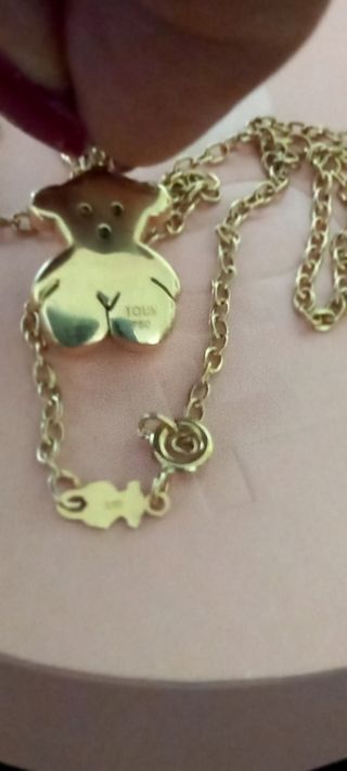 Cadena con colgante tous oro