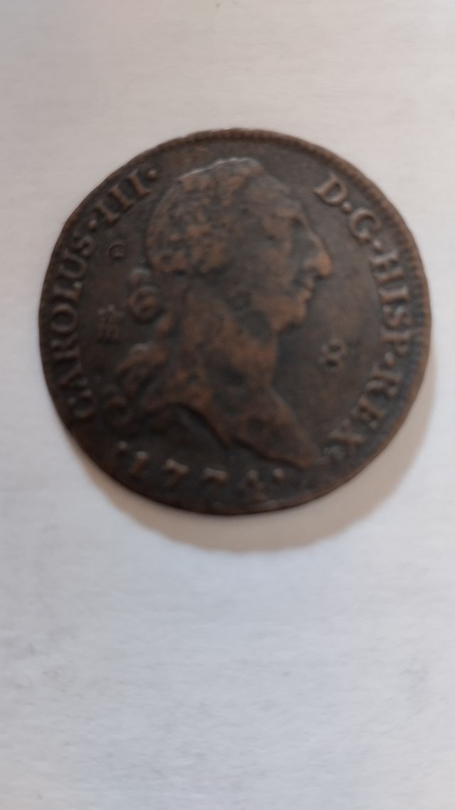 Moneda Carlos III - 1774