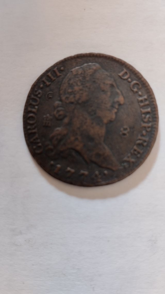 Moneda Carlos III - 1774
